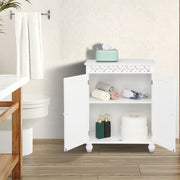 Bathroom Floor Storage Cabinet - Vanities and Toilets